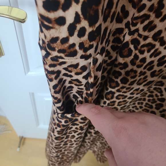 Torrid Leopard Print Skater Dress w Sweetheart Neckline and Pockets Size 2X - Picture 5 of 9